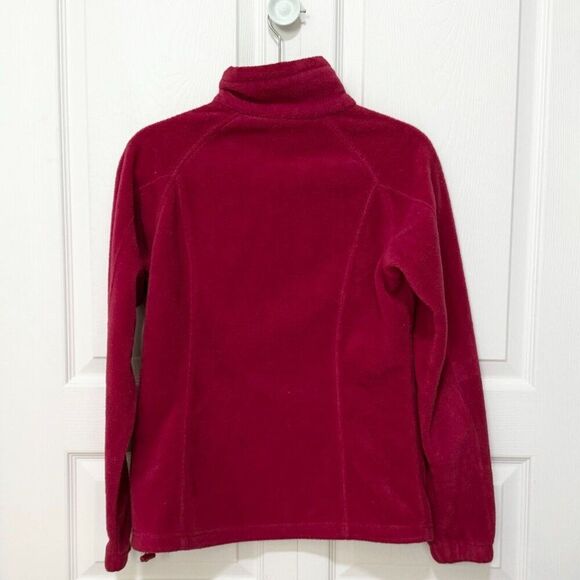 Women Columbia Benton Spring Full Zip Fleece Jacket in Magenta Size Small - Picture 2 of 8